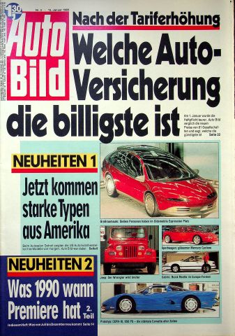 Deckblatt Auto Bild (03/1990)
